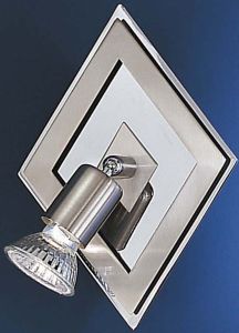 1 Light Polished Chrome Adjustable Wall Light/Spolight