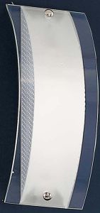 Slim Flush 60w E14 Opal/Clear Glass - PLAZZA - 82427