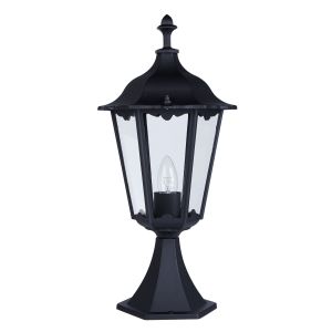 Alex Outdoor Post Lamp - Small 1 Light Black Ht55