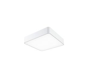 Cumbuco Flush 40cm Square, 2100lm, 35W LED 4000K White/Acrylic, 3yrs Warranty