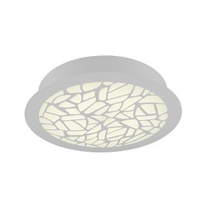 Petaca Flush 60cm Round 47W LED 3000K, 2850lm, Matt White / Acrylic, 3yrs Warranty