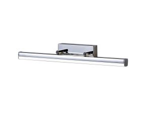 Dalaman Wall Lamp Large Adjustable, 1 x 18W LED, 4000K, 1784lm, IP44, Polished Chrome, 3yrs Warranty