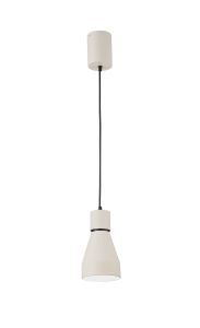 Kos Pendant Small 11cm Round 1 x E27, Matt White