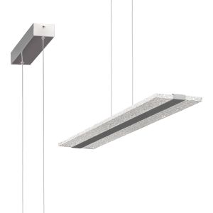 Burbuja Pendant Linear 120cm 48W LED 4000K, 3360lm, Chrome, 3yrs Warranty