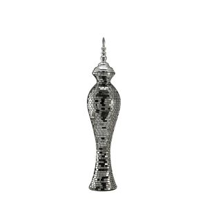 (DH) Anika Mosaic Ornament Medium Silver