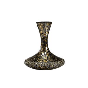 (DH) Almira Mosaic Grecian Vase Large Brown/French Gold