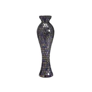 (DH) Carissa Mosaic Vase Medium Purple/Multi-Colour