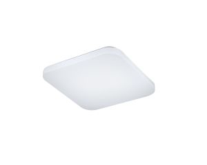 Quatro II Flush Fitting Square 30cm, 30W LED,5000K, 2000lm, White, 3yrs Warranty