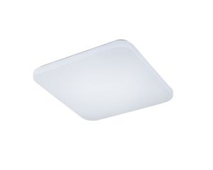 Quatro II Flush Fitting Square 40cm, 45W LED, 5000K, 3000lm, White, 3yrs Warranty