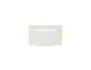 Toja 20cm Linear Wall Lamp Rectangular, 8W LED, 3000K, 720lm, White, 3yrs Warranty