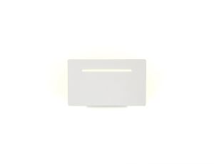 Toja Wall Lamp Rectangular, 8W LED, 3000K, 720lm, White, 3yrs Warranty