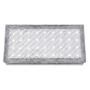 LED Outdoor&Indoor Recessed Walkover Clear Rectangle - White Led