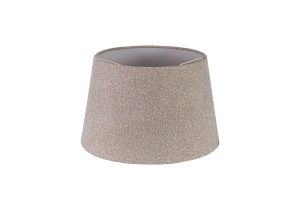 Alessandro Round, 35x22cm Fabric Shade (F), Multi/White Laminate