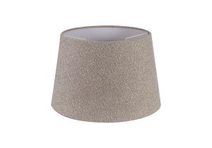 Alessandro Round, 40x26cm Fabric Shade (G), Multi/White Laminate