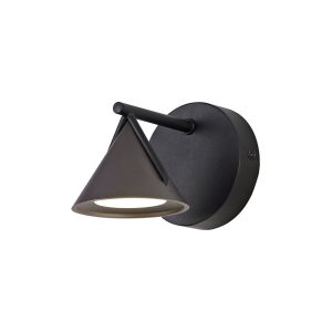 Ambra Wall Lamp 1 Light, 1 x 3W LED, 3000K, 110lm, Sand Black/Grey, 3yrs Warranty