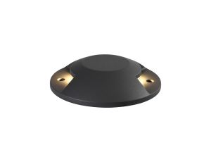 Antipasti Above Ground (NO DIGGING REQUIRED) Driveover 2 Light, 2 x 6W LED, 3000K, 236lm, IP67, IK10, Anthracite, 3yrs Warranty