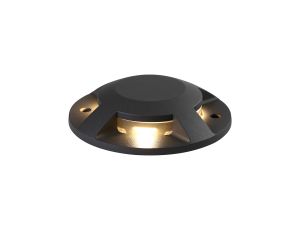 Antipasti Above Ground (NO DIGGING REQUIRED) Driveover 4 Light, 4 x 3W LED, 3000K, 256lm, IP67, IK10, Anthracite, 3yrs Warranty