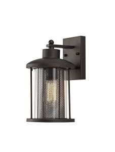 Arup Large Wall Lamp, 1 x E27, Antique Bronze/Clear Glass, IP54, 2yrs Warranty