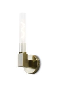 Rara 1 Light Wall, E27, IP44, Antique Brass