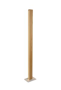 Bellissimo Floor Lamp, 2 x 18W LED, 3000K, 1560lm, Oak / Sand White, 3yrs Warranty