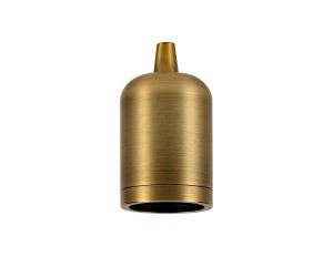Briciole 4.7cm Lampholder Kit, Gilt Bronze, E27 c/w Cable Clamp, Suitable For Shades & Cages