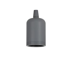 Briciole 4.7cm Lampholder Kit, Warm Grey, E27 c/w Cable Clamp & Deeper Shade Ring, Suitable For Shades & Cages