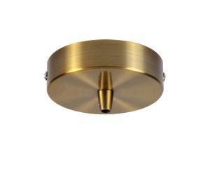 Briciole 10cm Canopy/Ceiling Rose Kit, Gilt Bronze, c/w Cable Clamp