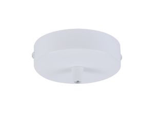 Briciole 10cm Canopy/Ceiling Rose Kit, White, c/w Cable Clamp