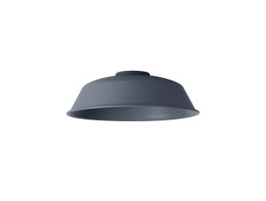 Briciole Round 25cm Lampshade With Angled Sides, Cool Grey