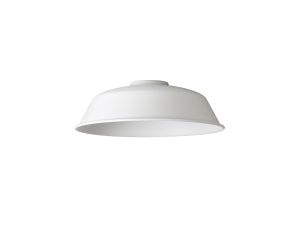 Briciole Round 25cm Lampshade With Angled Sides, White