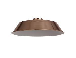 Briciole Round 35cm Lampshade With Angled Sides, Rose Gold