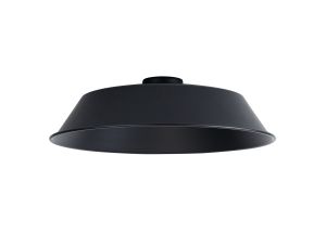 Briciole Round 35cm Lampshade With Angled Sides, Black