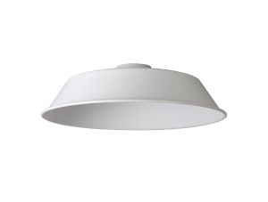 Briciole Round 35cm Lampshade With Angled Sides, White