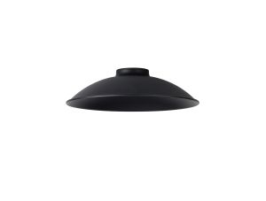 Briciole Shallow Round 25cm Lampshade, Black