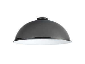 Briciole Dome 35cm Lampshade, Black Chrome