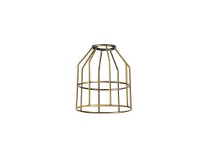 Briciole Cylinder 14cm Wire Cage Shade, Gilt Bronze