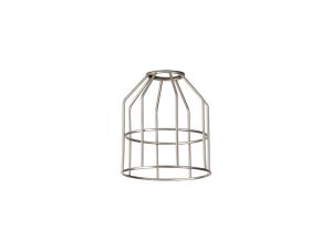 Briciole Cylinder 14cm Wire Cage Shade, Brushed Nickel