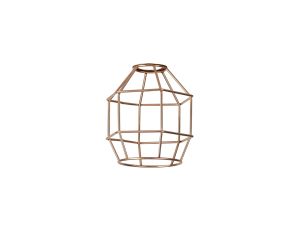 Briciole Hexagon 14cm Wire Cage Shade, Rose Gold