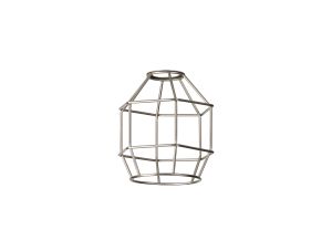 Briciole Hexagon 14cm Wire Cage Shade, Brushed Nickel