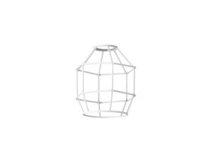 Briciole Hexagon 14cm Wire Cage Shade, White