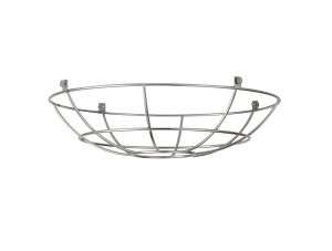 Briciole Clip On Shallow Round 35cm Wire Cage Shade, Chrome