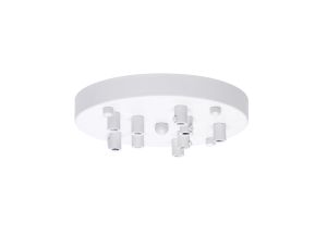 Briciole 9 Hole Canopy/Ceiling Rose Kit, White