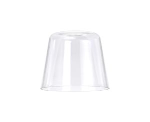Briciole Flat Top 18cm Glass Shade (G), Clear