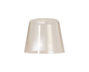 Briciole Flat Top 18cm Glass Shade (G), Cognac
