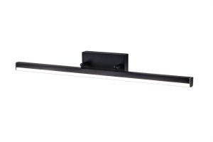 Dalaman Wall Lamp Large Adjustable, 1 x 18W LED, 4000K, 1784lm, IP44, Sand Black, 3yrs Warranty