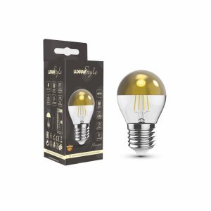 Classic Deco Gold Top Ball G45 E27 4W, 2700K, 330lm, 3yrs Warranty