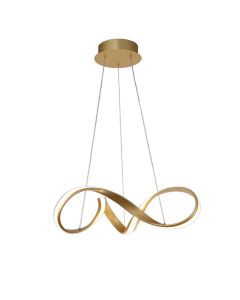 Conceptial 60cm Small Pendant, 1 x 30W LED, 3000K, 1800lm, Sand Gold, 3yrs Warranty