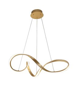 Conceptial 96cm Large Pendant, 1 x 42W LED, 3000K, 2513lm, Sand Gold, 3yrs Warranty