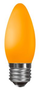 Decorative Multi-LED Candle E27 0.3W Orange