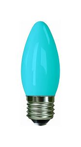 Decorative Multi-LED Candle E27 0.3W Blue